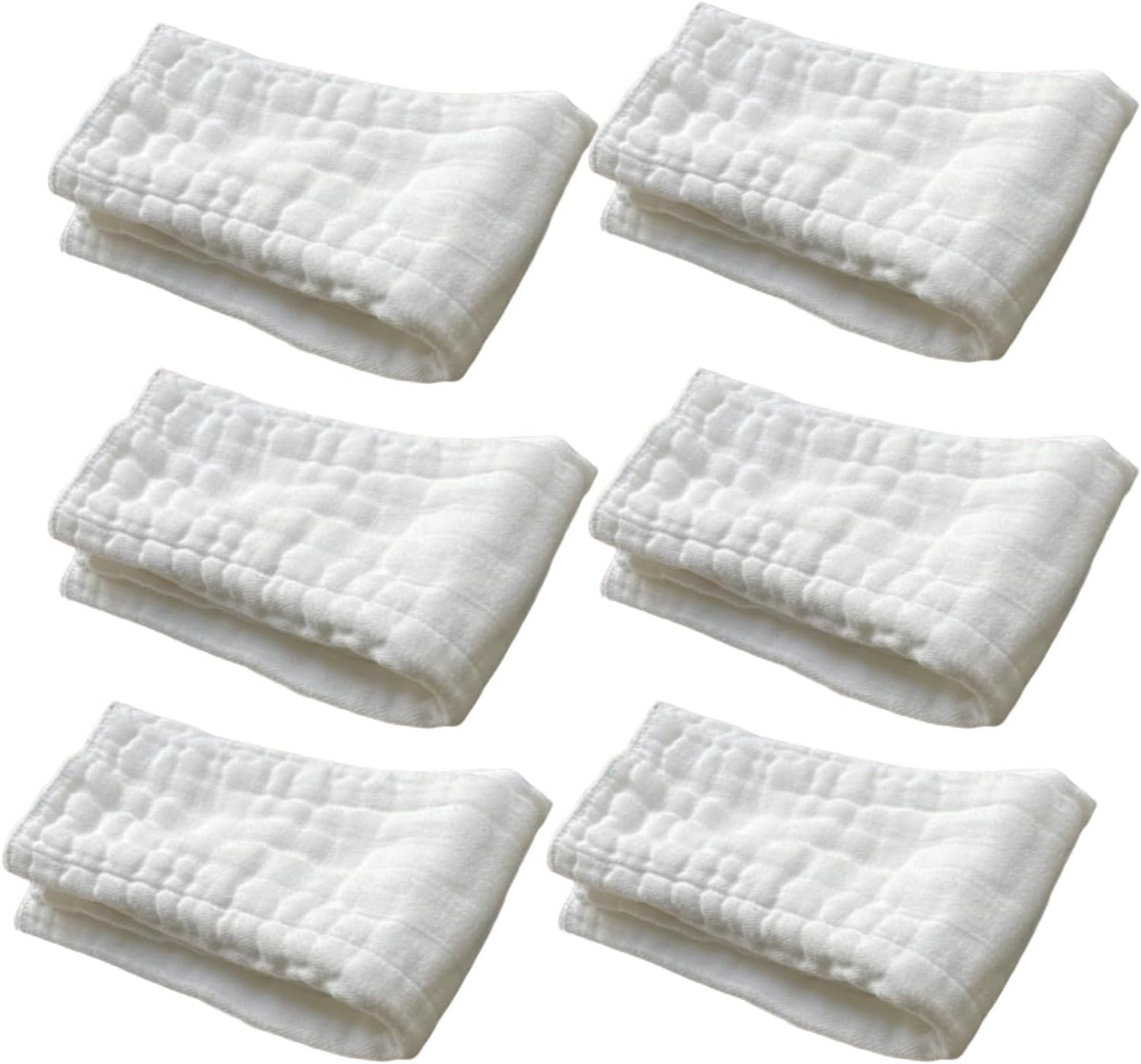 KaWaii Baby Organic Cotton Prefold Diaper Inserts - Ultra Absorbent!