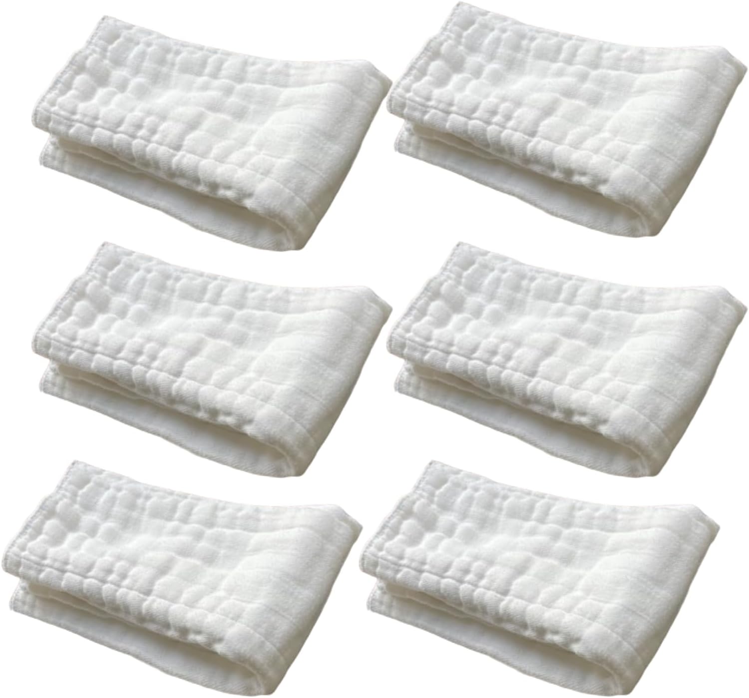 KaWaii Baby Organic Cotton Prefold Diaper Inserts - Ultra Absorbent!
