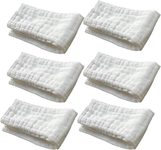 KaWaii Baby Organic Cotton Prefold Diaper Inserts - Ultra Absorbent!