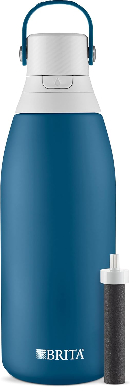 Brita Stainless Steel Premium Filtering Water Bottle - 32 oz