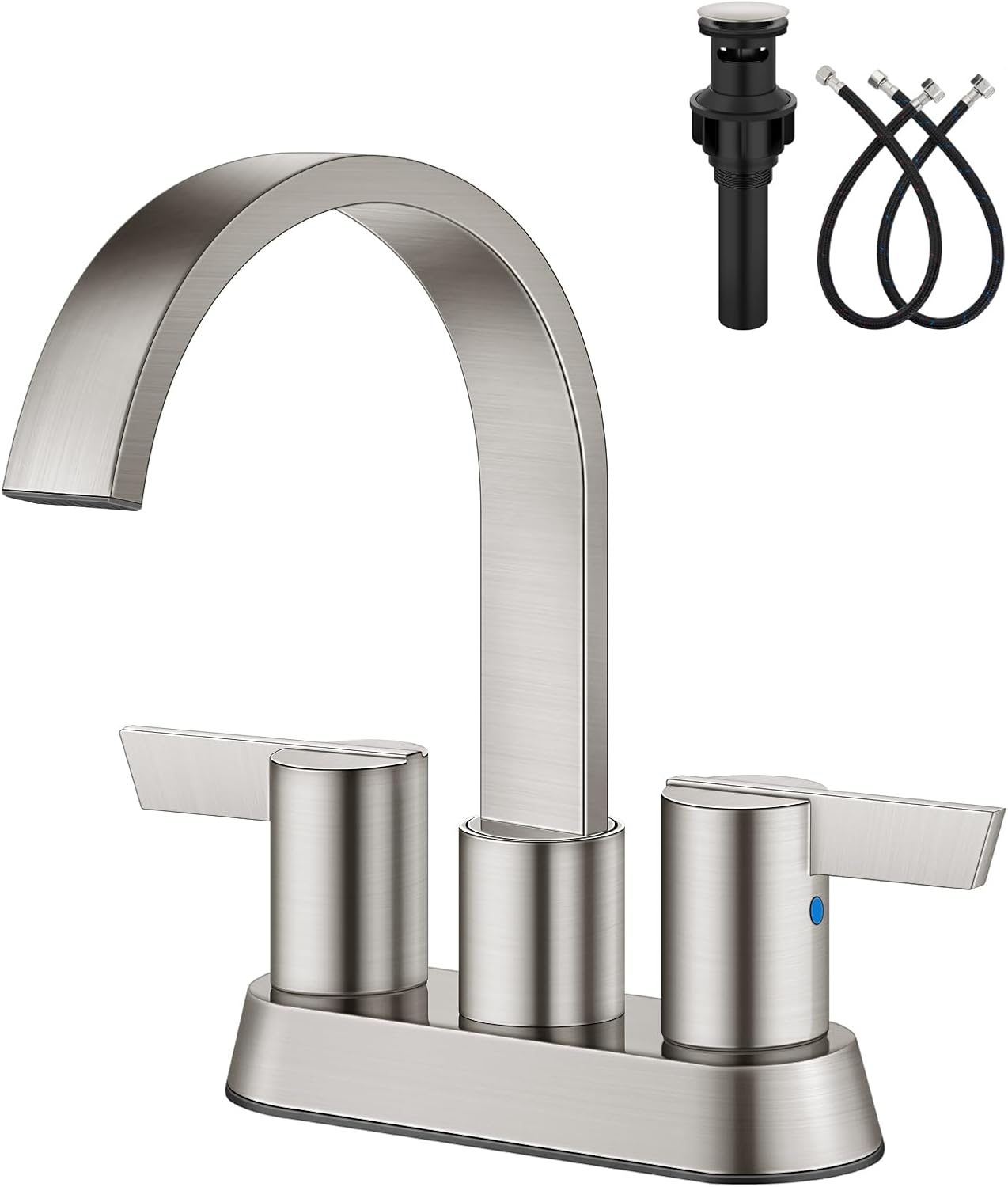 Aolemi Bathroom Faucets for Sink with Waterfall Design