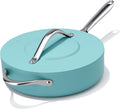 Nonstick Ceramic Saute Pan with Lid 4.5 qt 11in - PFAS Free Cookware