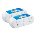 Meross WiFi Dual Smart Plug 15A Outlet for Home Automation