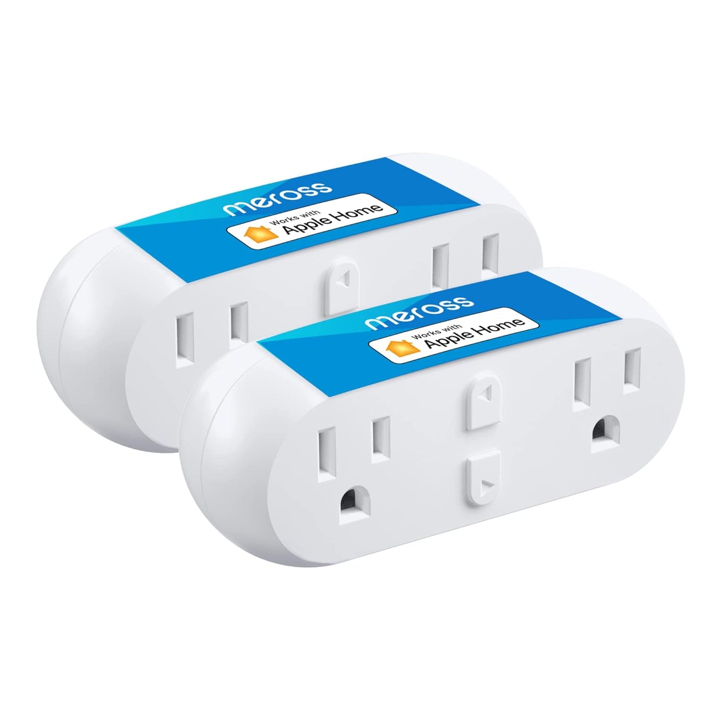 Meross WiFi Dual Smart Plug 15A Outlet for Home Automation