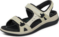 Orthopedic Leather Adjustable Venice Sandals - Comfort & Support