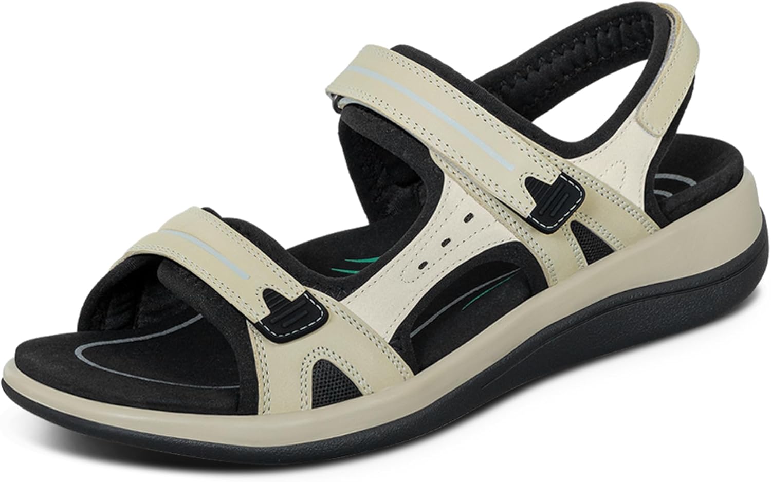 Orthopedic Leather Adjustable Venice Sandals for Women Comfort