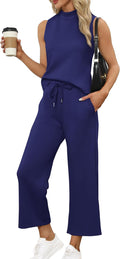 Two Piece Sets for Women Summer Outfits - Silky Travel Lounge Set