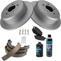 Rear Brake Pad & Rotor Kit for Dodge Nitro and Jeep Liberty - Complete