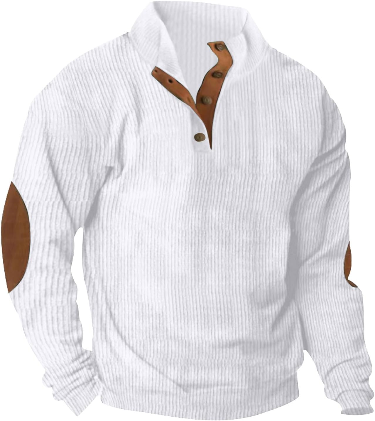 Corduroy Henley Men's Tee: Stylish & Lightweight