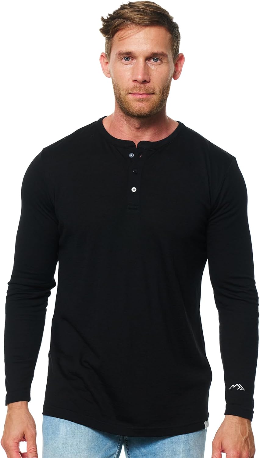 Merino Wool Base Layer Mens - Ultimate Thermal Underwear Shirt