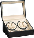 Premium Watch Winder: 4 Motors, 6 Storage, Luxury Box