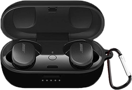 Youkei Silicone Cover for Bose QC Earbuds (Black)