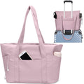 Travel Yoga Gym Bag for Women - Duffel and Carry On with Mat Holder