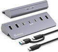 USB C Hub 7-in-1 Multiport Adapter - Fast 10Gbps Data Transfer