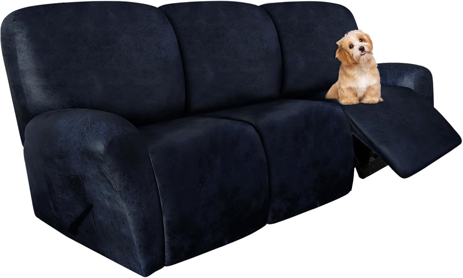 Molasofa Recliner Sofa Covers - Stretch Leather Like Couch Covers