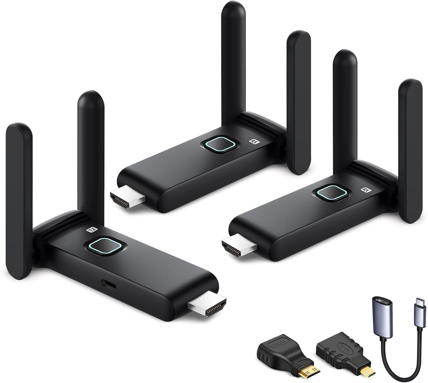 POFAN Wireless HDMI Extender - Dual Monitor Streaming