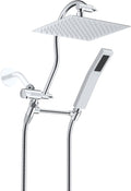 8ft Metal Rainfall Shower Head Combo with 71ft Hose - High Pressure