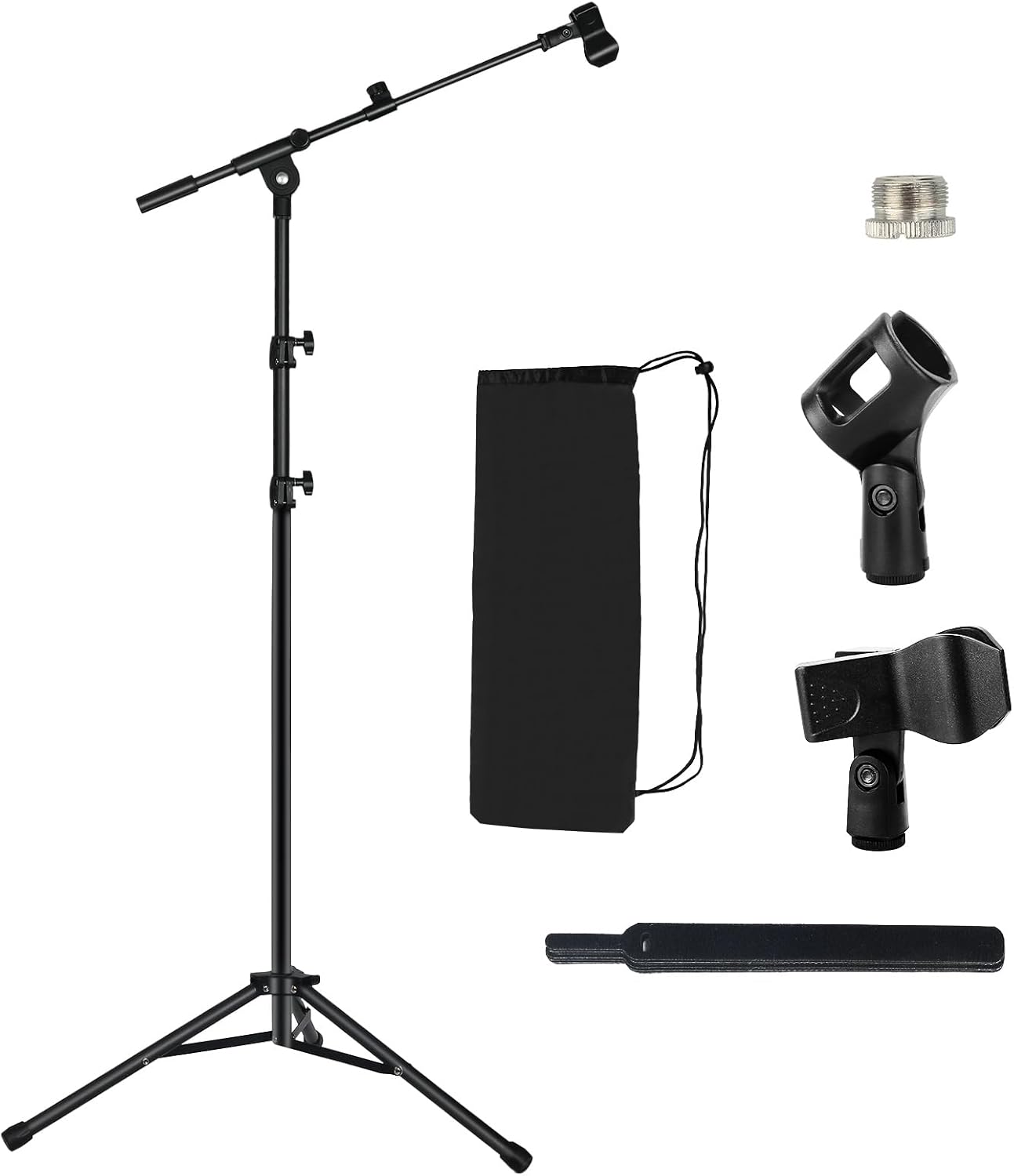 Pro Mic Stand for Blue Yeti & More, Floor Boom Arm w/ Accessories