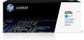HP 659A Cyan Toner Cartridge - Reliable High-Yield Cyan for Offices