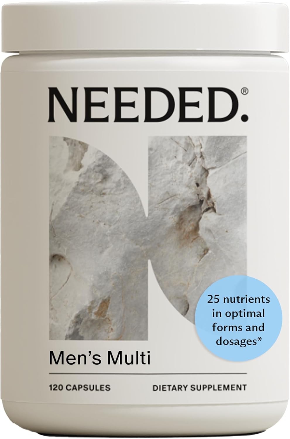 Needed Multivitamin for Men - 25 Nutrients for Health & Fertility