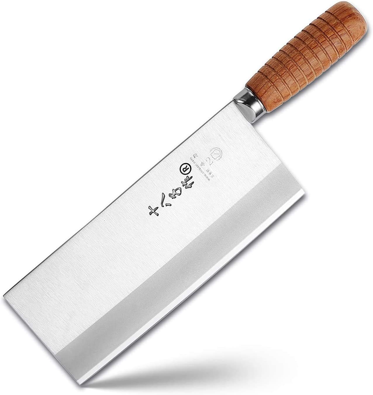 8-inch Professional Cleaver - Stainless Steel Meat & Vegetable Knife