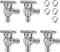 WiseWater 1/4 Turn Angle Stop Valve 1/4ft OD x 1/2ft PEX - Durable