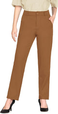 Bamans Dress Pants Women Work Business Pants High Waisted (Style KCNV)