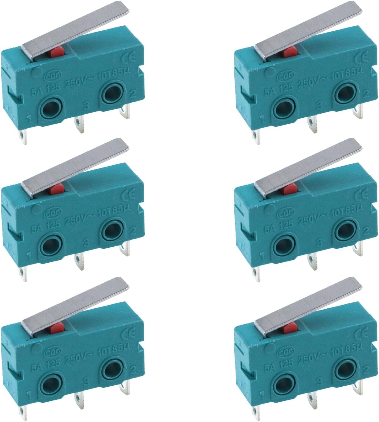 Antrader 6PCS Micro Limit Switches for Mill CNC