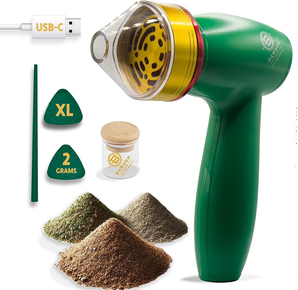 Rechargeable Herb Grinder with Large Capacity and USB-C Charging