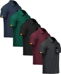 ZITY Mens Polo Shirt Short Sleeve Moisture-Wicking - Summer Fit