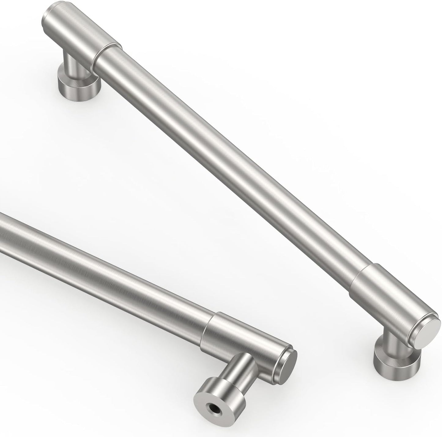 Asidrama 10 Pack 6.3 Inch Brushed Satin Nickel Cabinet Pulls
