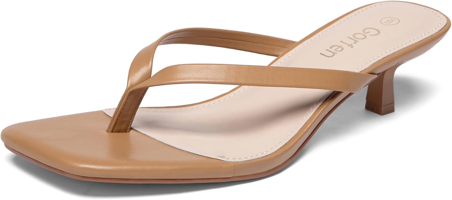 Elegant Women's Kitten Heel Sandals for Stylish Comfort