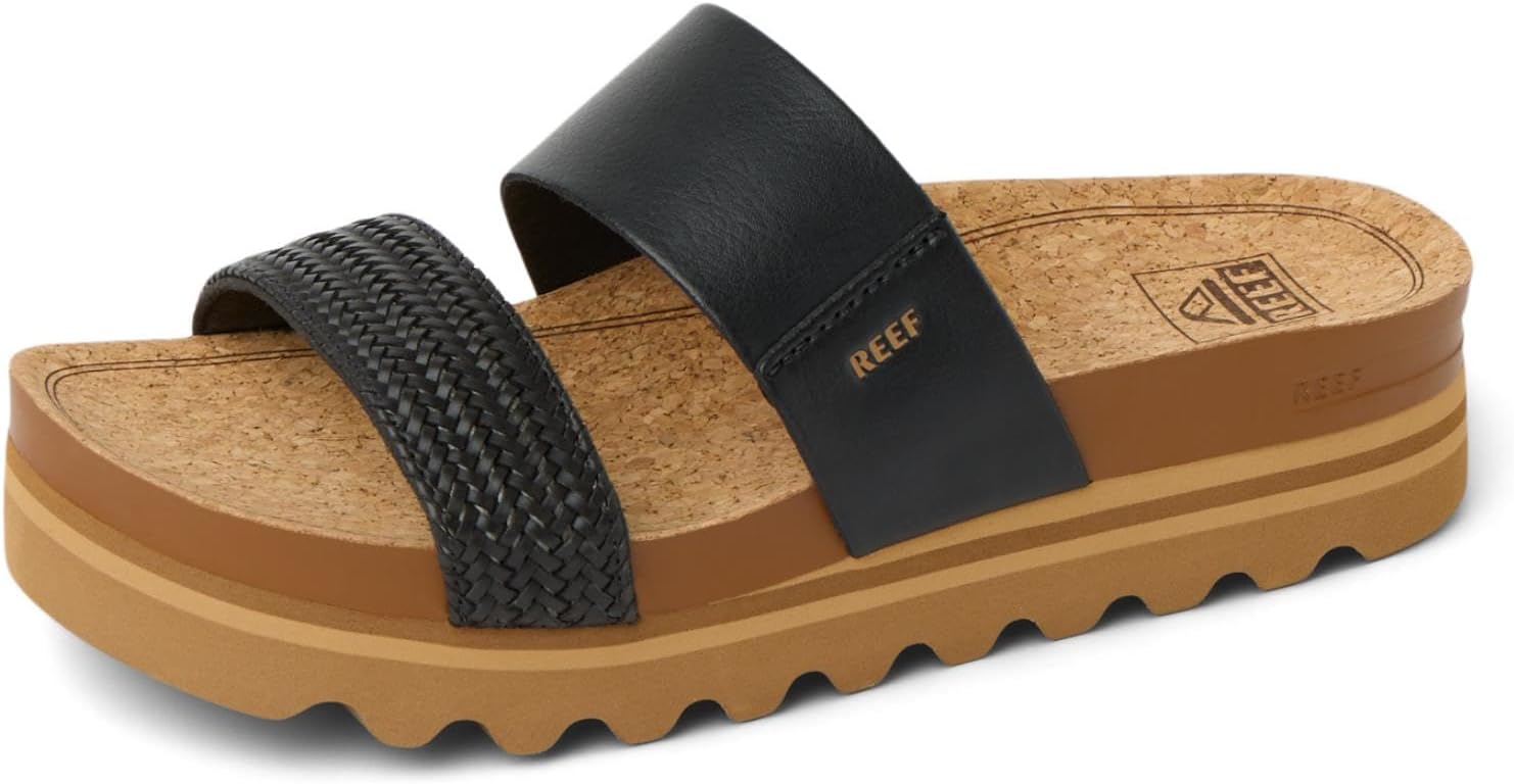 Reef Women's Cushion Vista Hi Platform Sandal for Comfort and Style