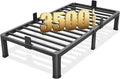 10 inch Twin XL Bed Frame with Round Corner Legs - Low Profile Heavy