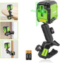 Laser Level with Clamp Green Line Cross Laser - Accurate Indoor Layout