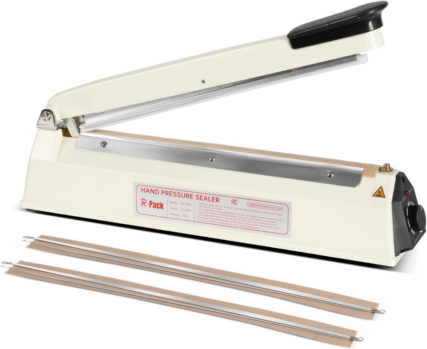 Impulse Heat Sealer with Seal Bar for Heavy-Duty Bag Sealing