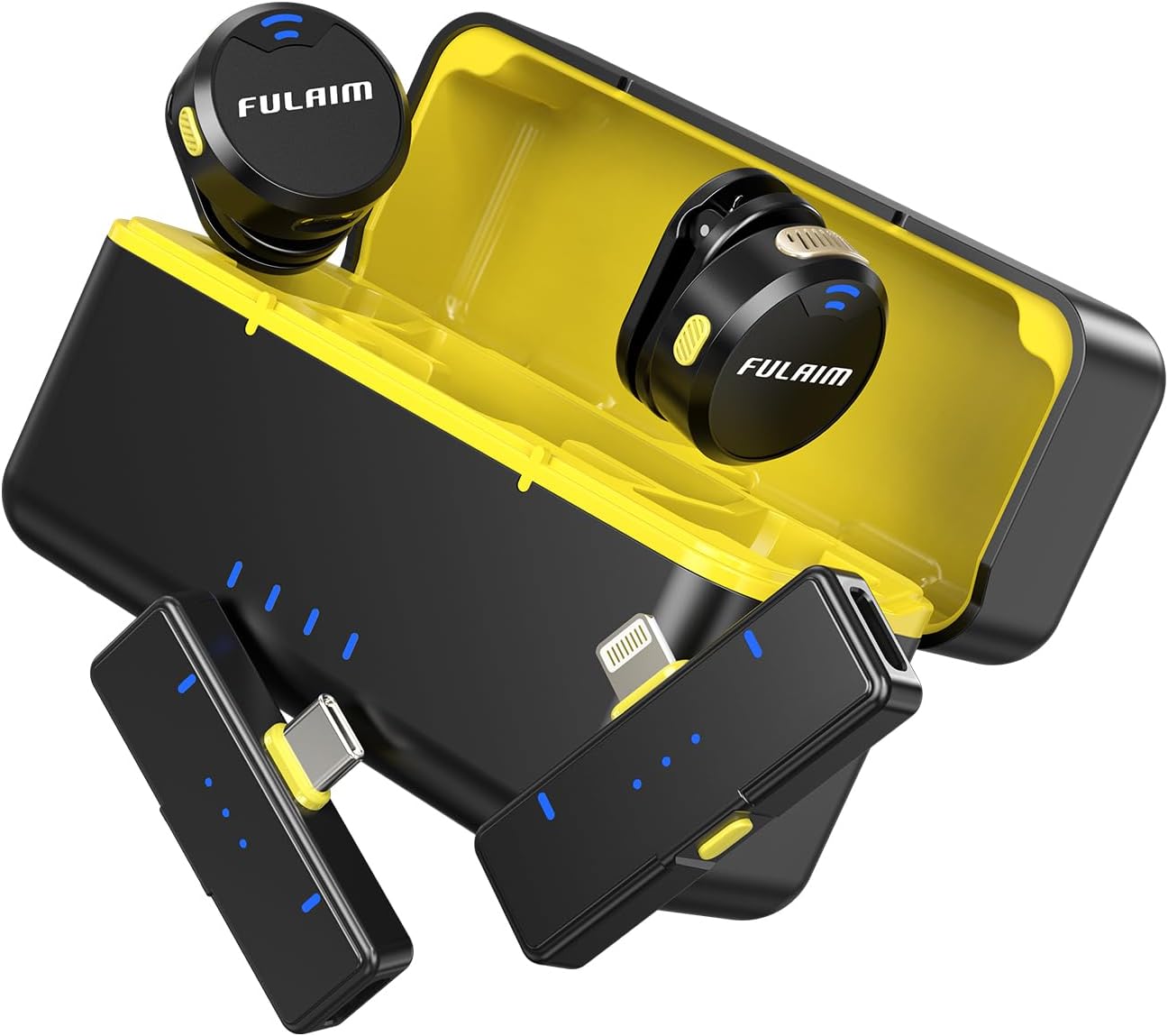 FULAIM X3 Wireless Lavalier Microphone for iPhone and Android
