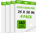 Sticky Easel Pad 25 in x 30 in, 35 Sheets/Pad - Large Flip Chart Paper