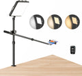 Upgrade Ring Light Lamp Overhead Phone Camera Mount - Bright 23W