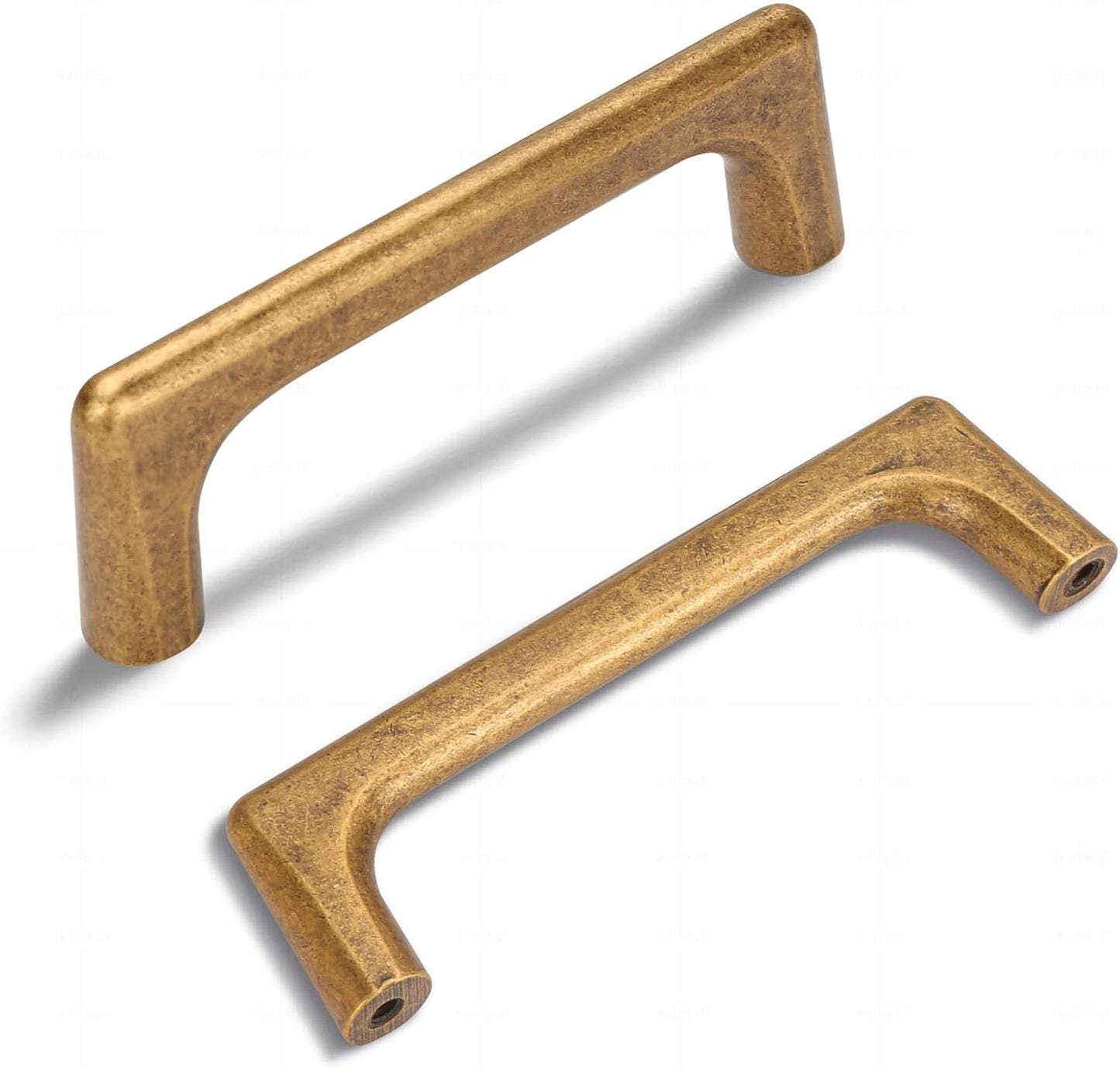 20 Pack 3.75 Inch Modern Antique Brass Cabinet Pull Handles
