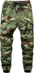 Boys' Pull-On Slim Fit Camo Cargo Jogger Pants - Durable Everyday Wear