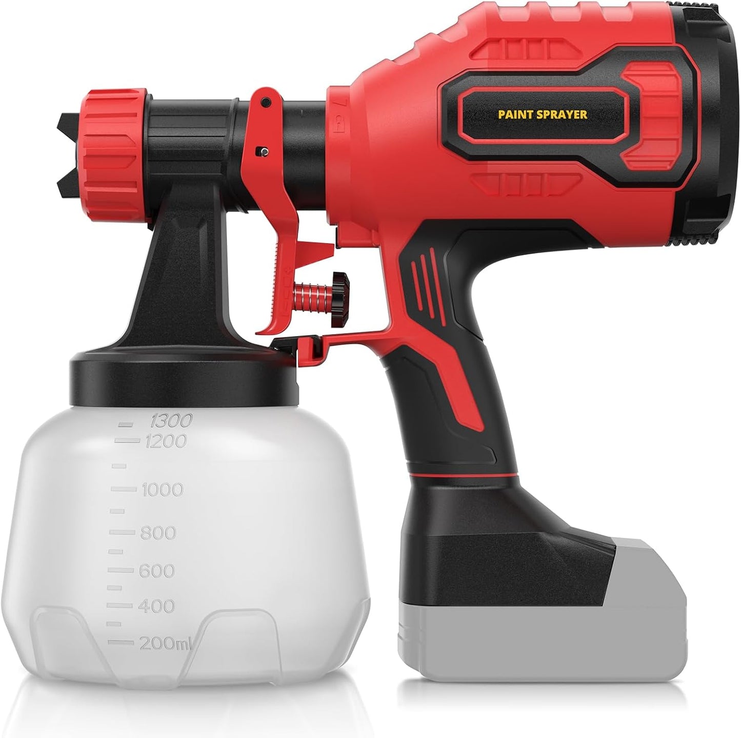 Brushless Cordless Paint Sprayer for Milwaukee 18V Battery Use