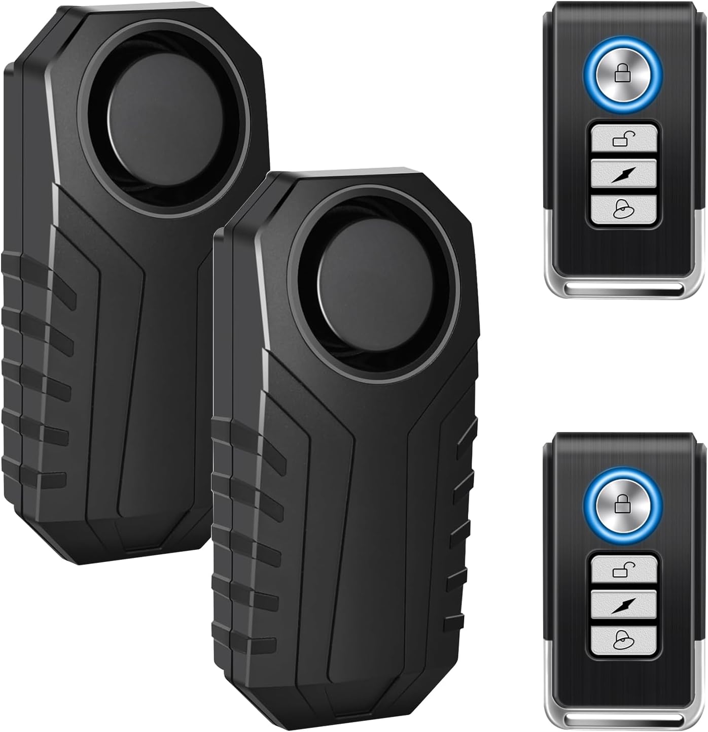 Cruxer Bike Alarm Remote Motion Sensor System for Security