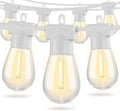 Aialun 96FT LED Outdoor String Lights - Shatterproof 2700K Patio Glow