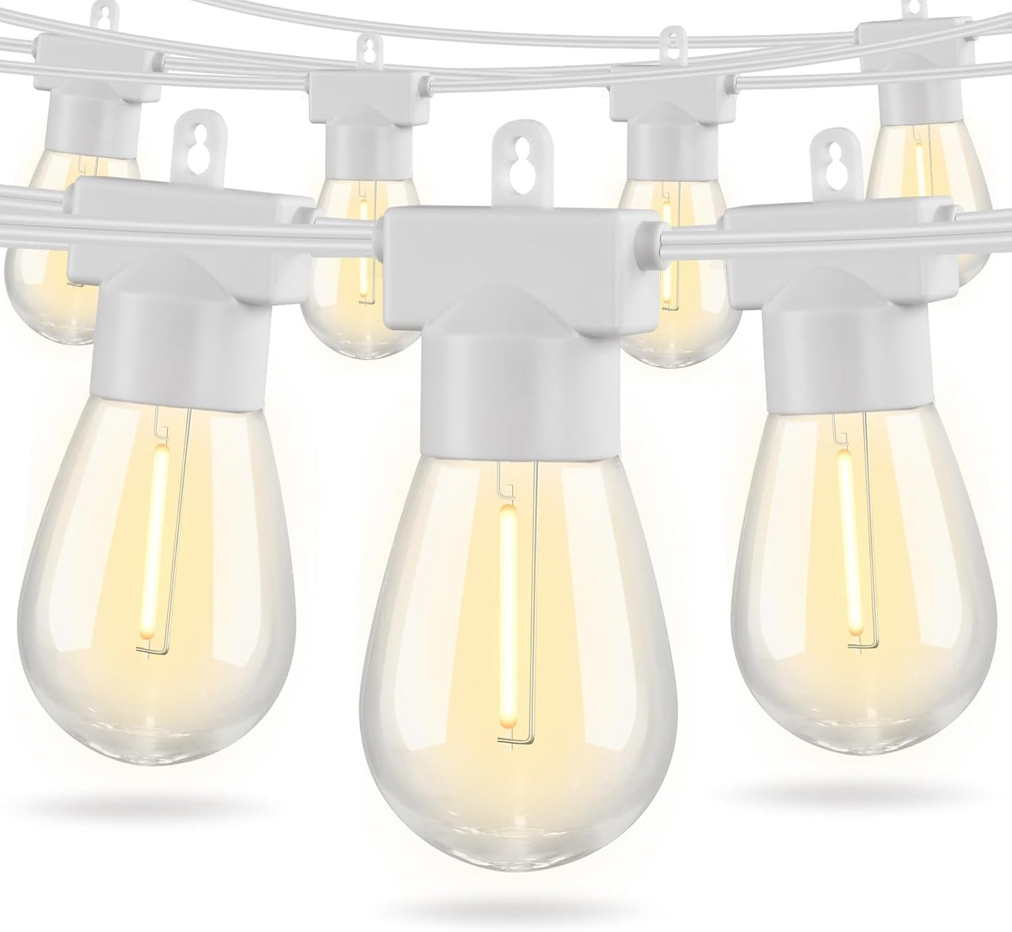 Aialun 96FT LED Outdoor String Lights for Patio and Garden