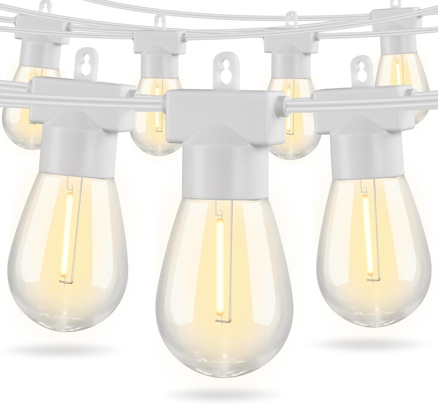 Aialun 96FT LED Outdoor String Lights for Patio and Garden