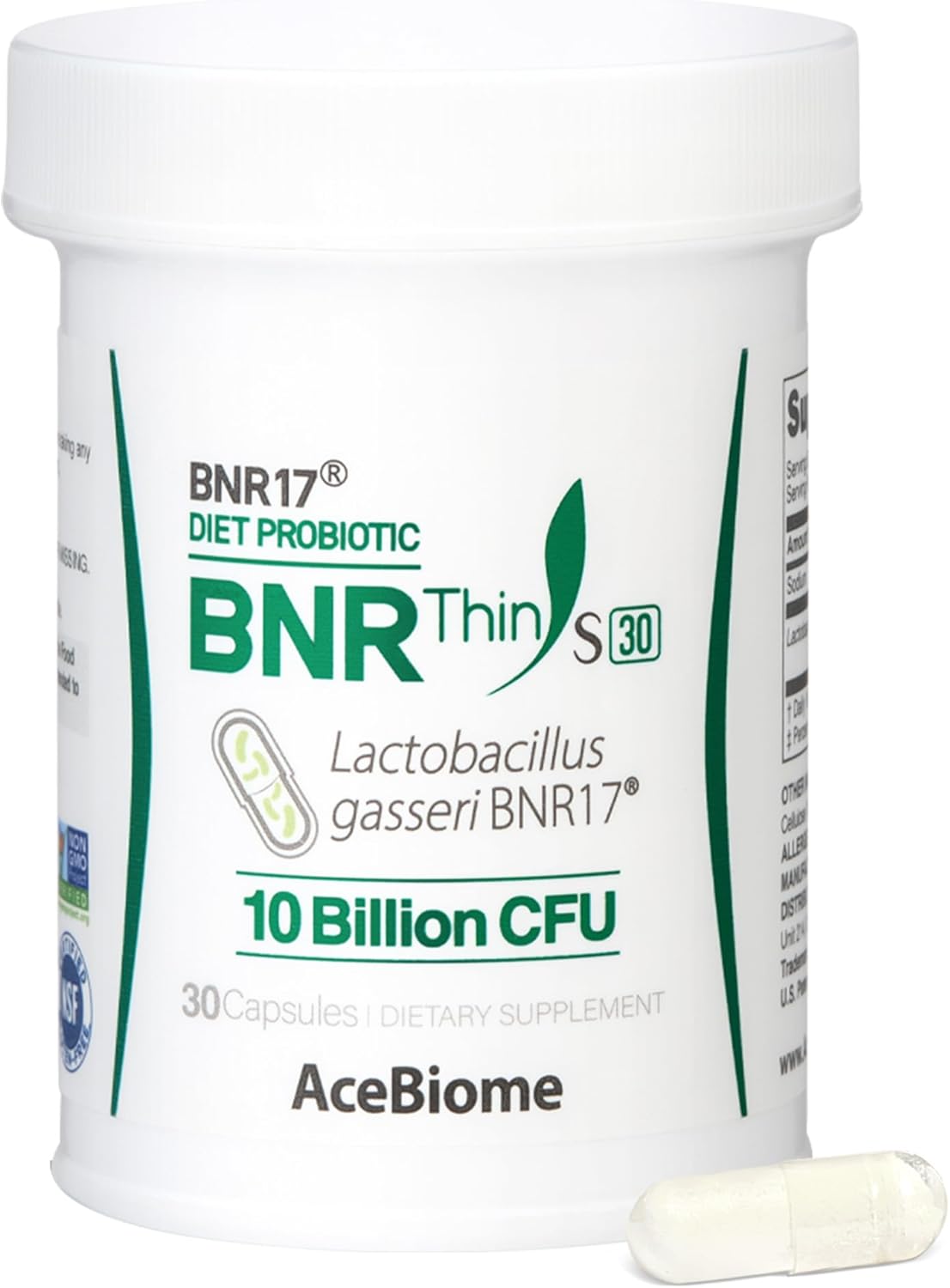 BNRThin S30 Probiotic with Lactobacillus Gasseri BNR17 for Health