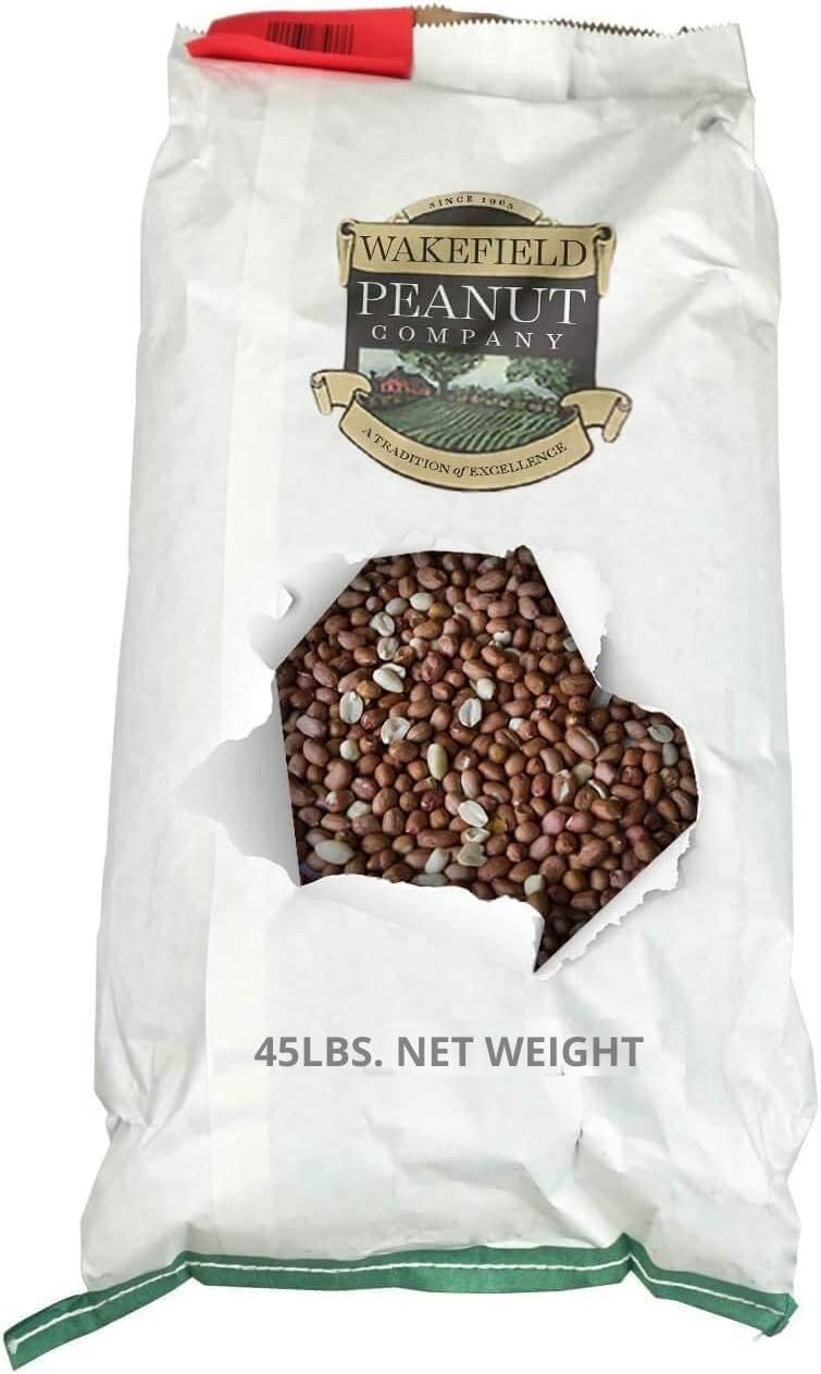 Wakefield Virginia Peanuts Bulk 45LB Bag for Wildlife Feeding