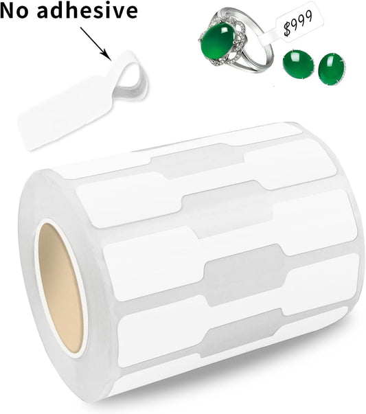 550 Self-Adhesive Jewelry Tags Roll - Organize with Ease!