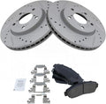Front Performance Brake Pad & Rotor Kit Compatible with 2005-2010